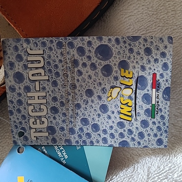 Women's sandals size 37, made in Italy, orange - Picture 7 of 9